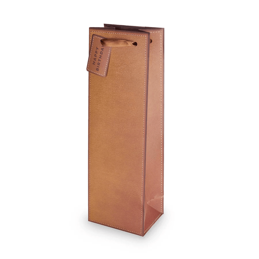 GIFTBAG-FAUX LEATHER